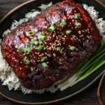 Sweet and Spicy Korean BBQ Meatloaf