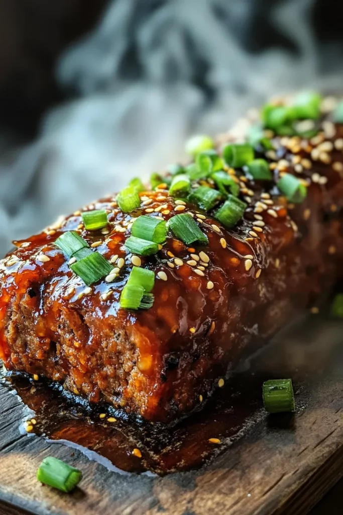 Sweet and Spicy Korean BBQ Meatloaf