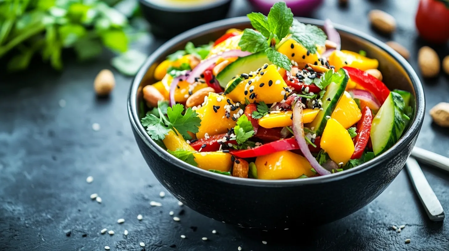 Sweet and Spicy Thai Mango Salad