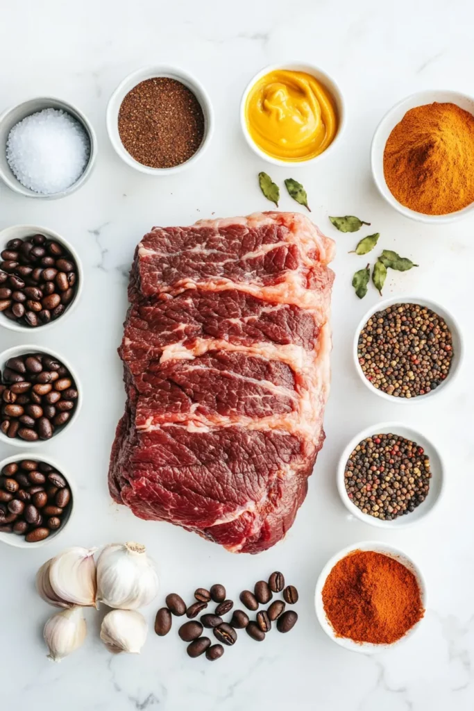 Texas-Style Smoked Brisket with Espresso Chili Rub