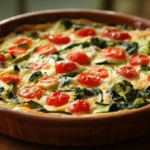 Veggie-Packed Crustless Quiche