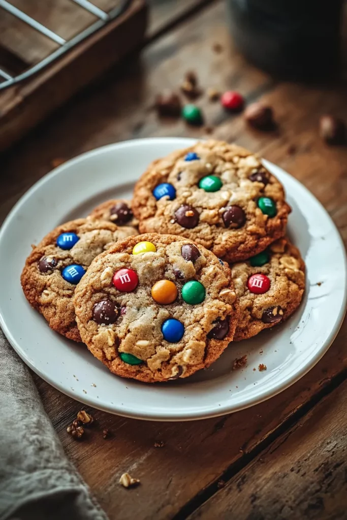 Whole Grain M&M Breakfast Cookies Packed with Goodness