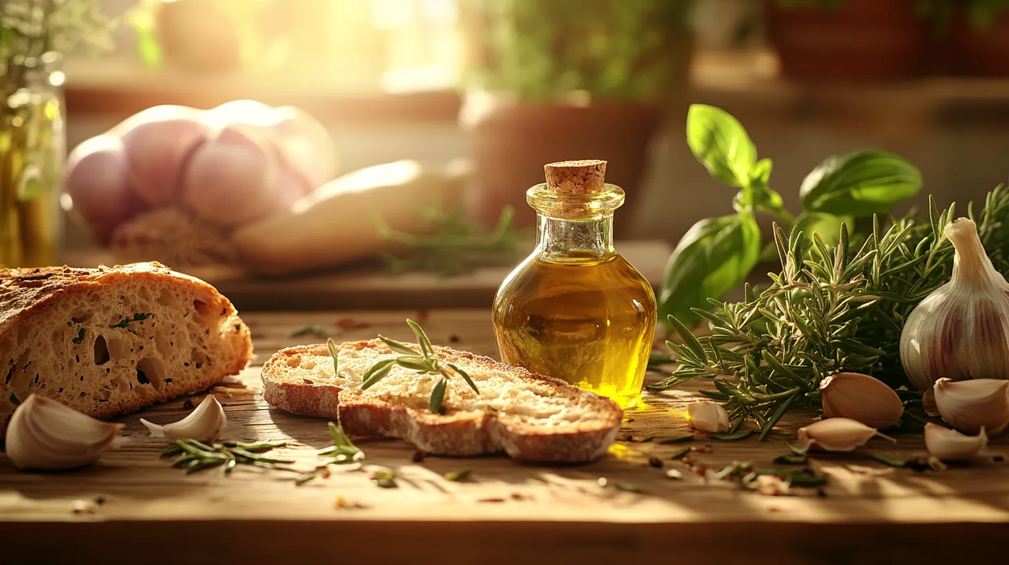 garlic and olive oil