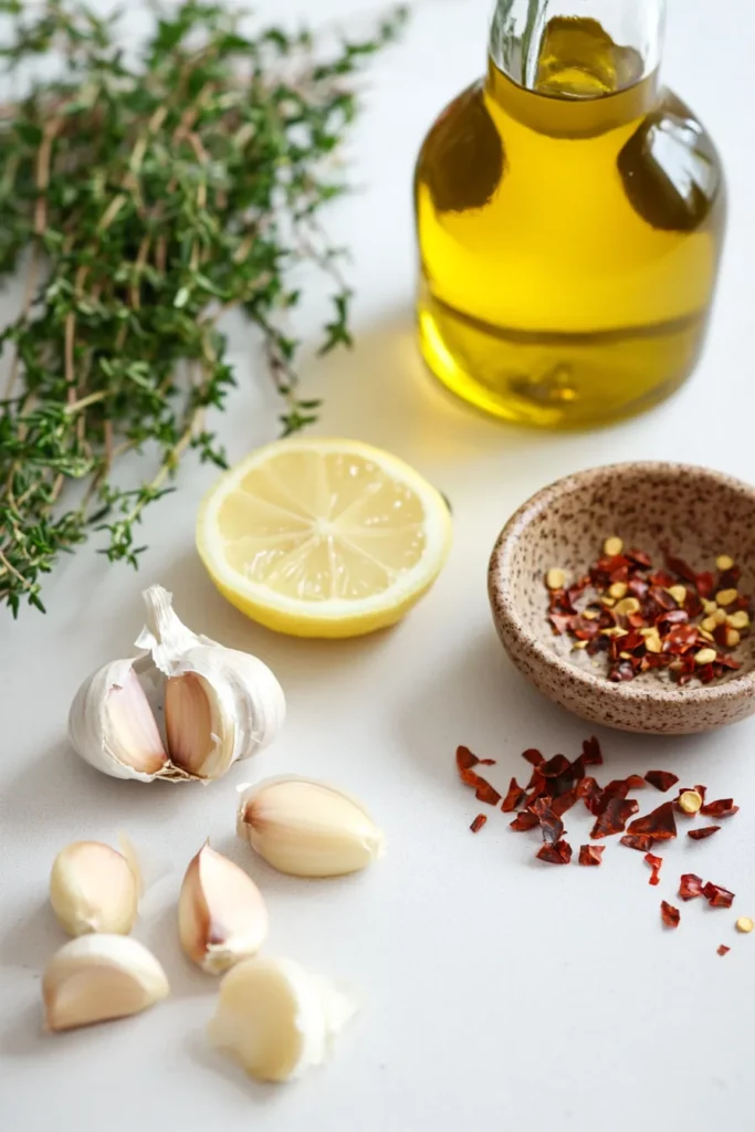 garlic and olive oil