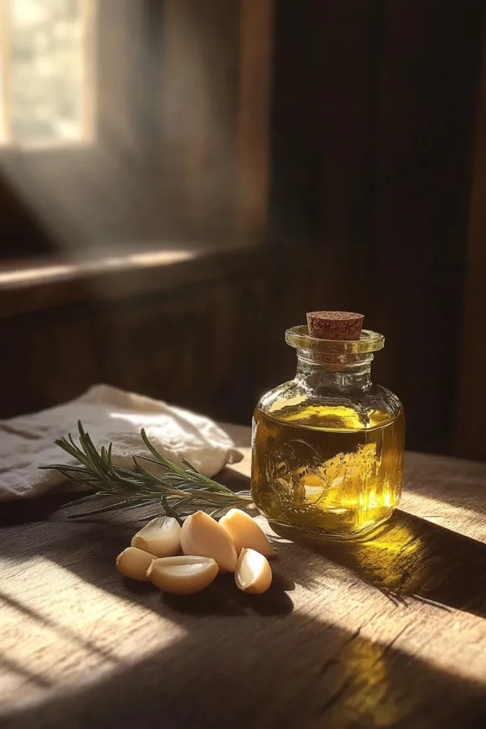 garlic and olive oil