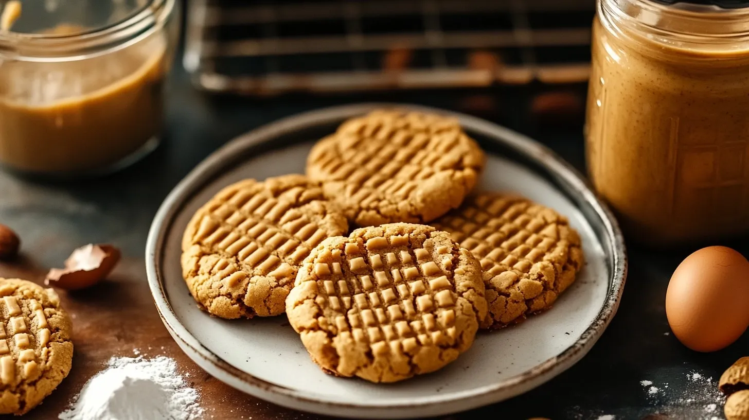5 Ingredient Peanut Butter Cookies Recipe