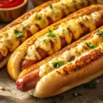 Air Fryer Grilled Cheese Hot Dogs