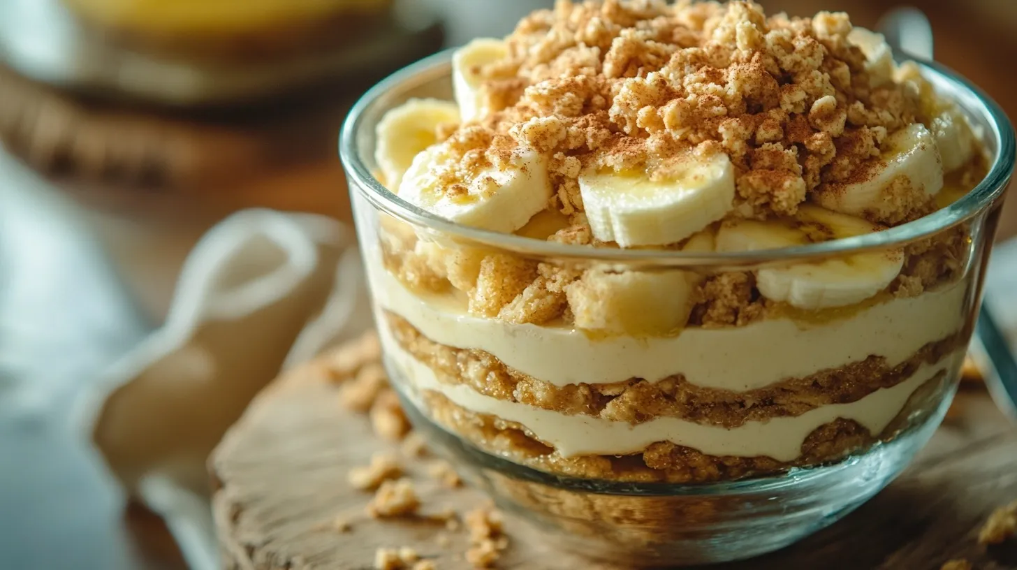 Apple Crisp Banana Pudding