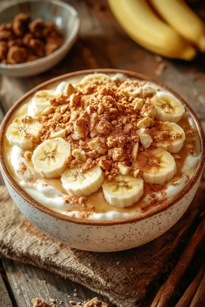 Apple Crisp Banana Pudding