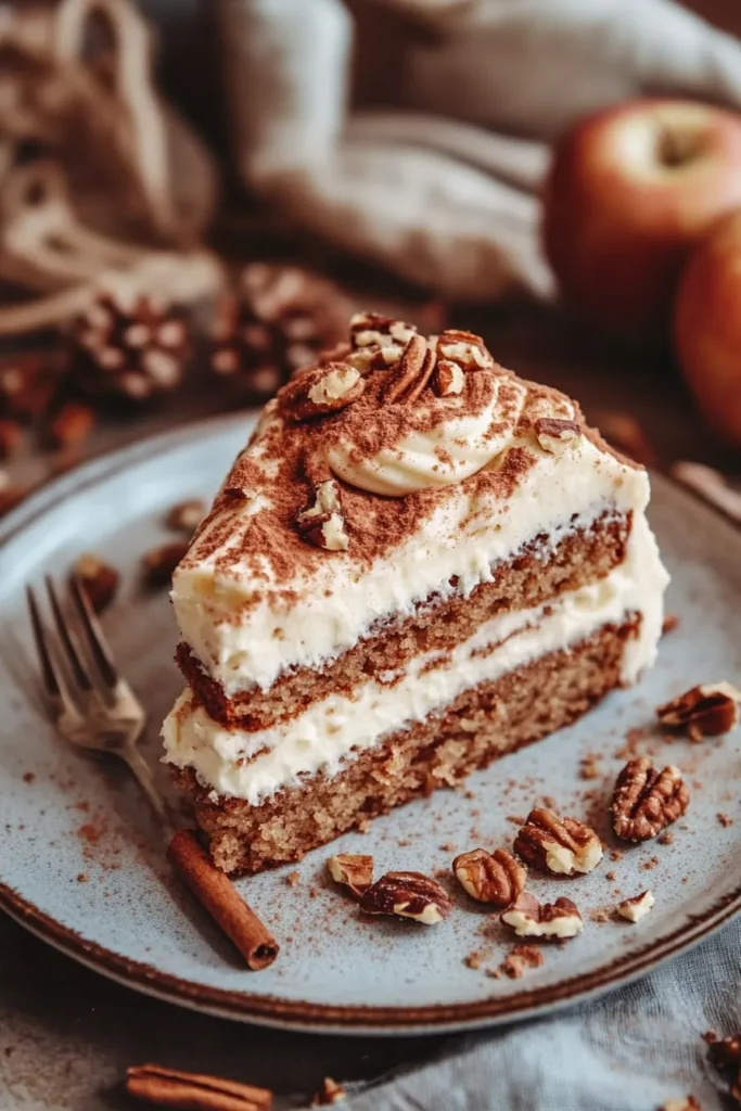 Applesauce Cake with Cinnamon Cream Cheese Frosting