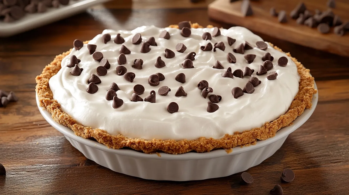 Chocolate Chip Pudding Pie Recipe​