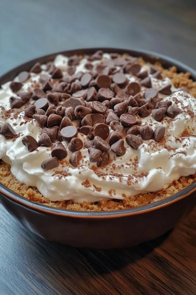 Chocolate Chip Pudding Pie Recipe​
