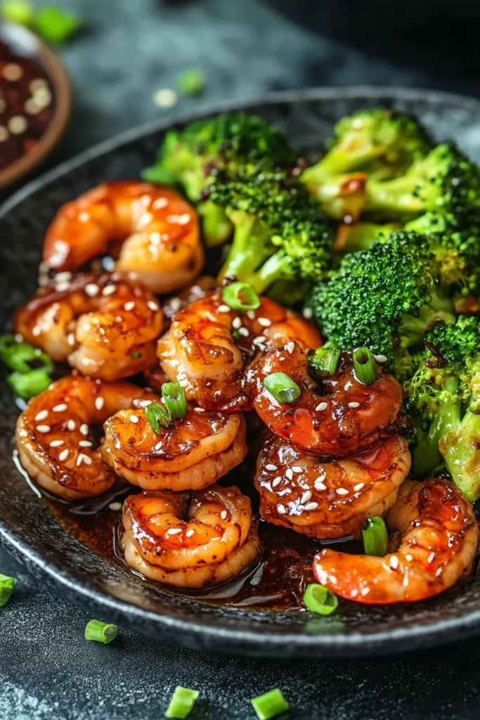 Honey Garlic Shrimp Sausage with Broccoli