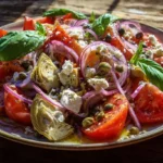 Refreshing Tomato and Artichoke Salad with Capers