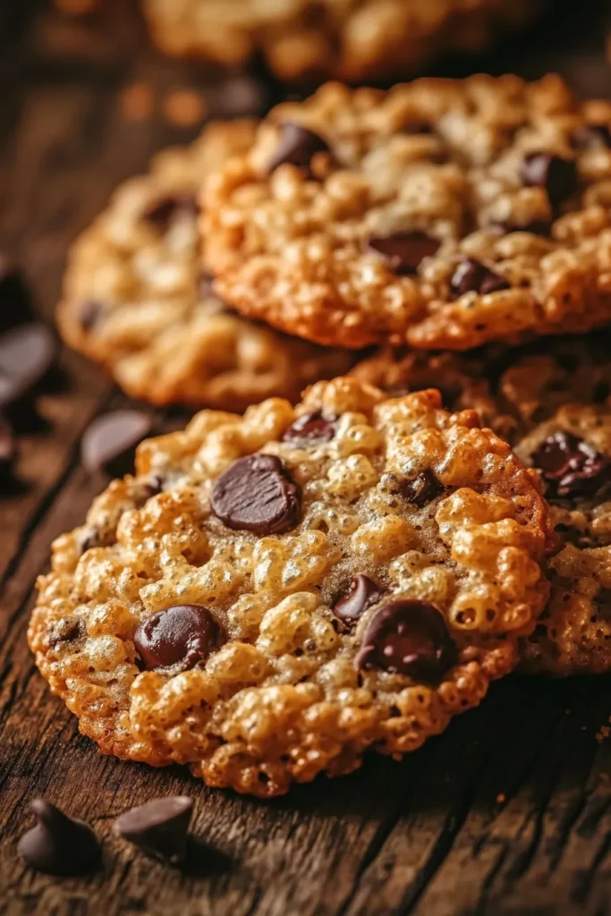 Rice Krispie Chocolate Chip Cookies