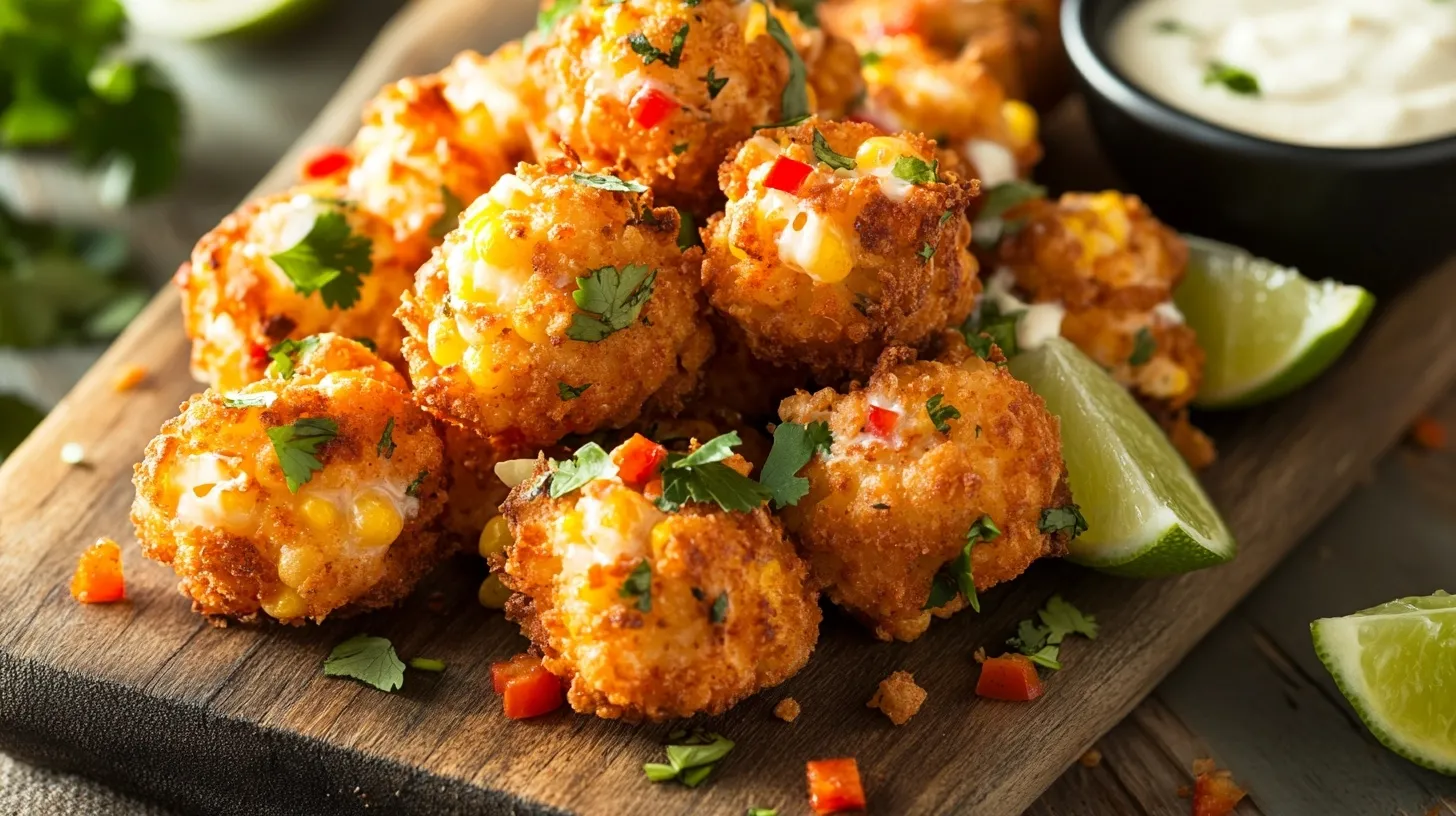 Spicy Mexican Corn Bites