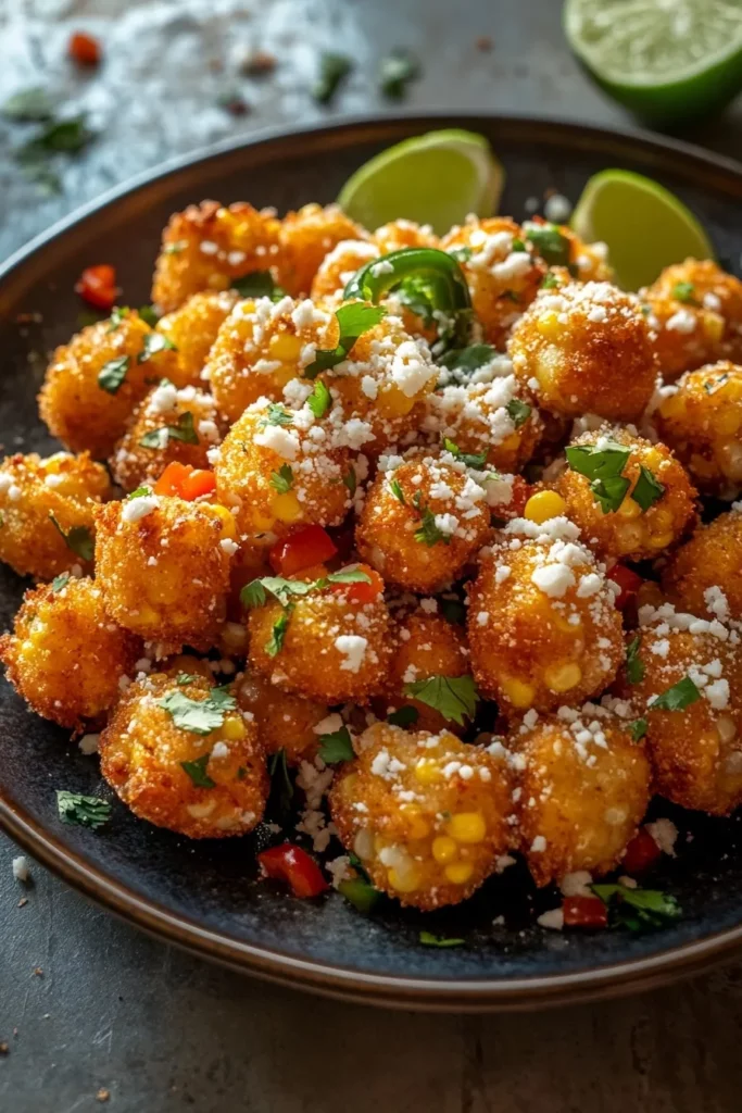 Spicy Mexican Corn Bites