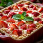Strawberry Cheesecake Dump Cake