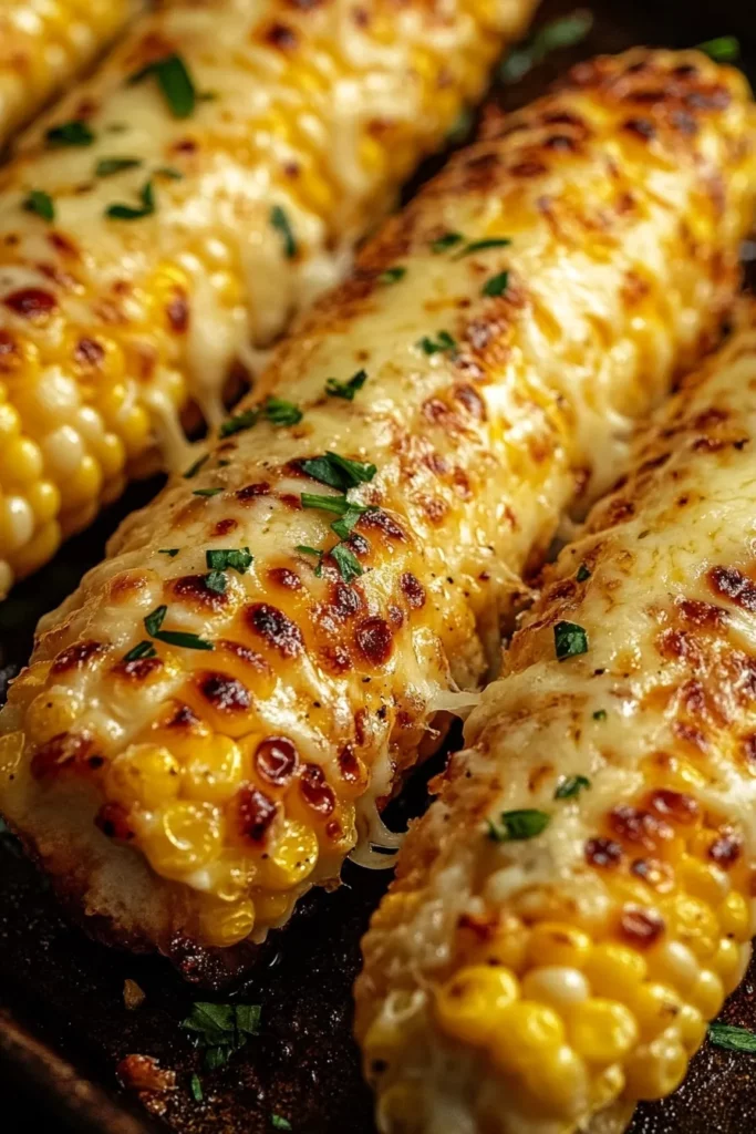 cheesy garlic butter corn on the cob