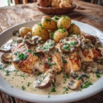 Juicy Tender Chicken with Mushrooms