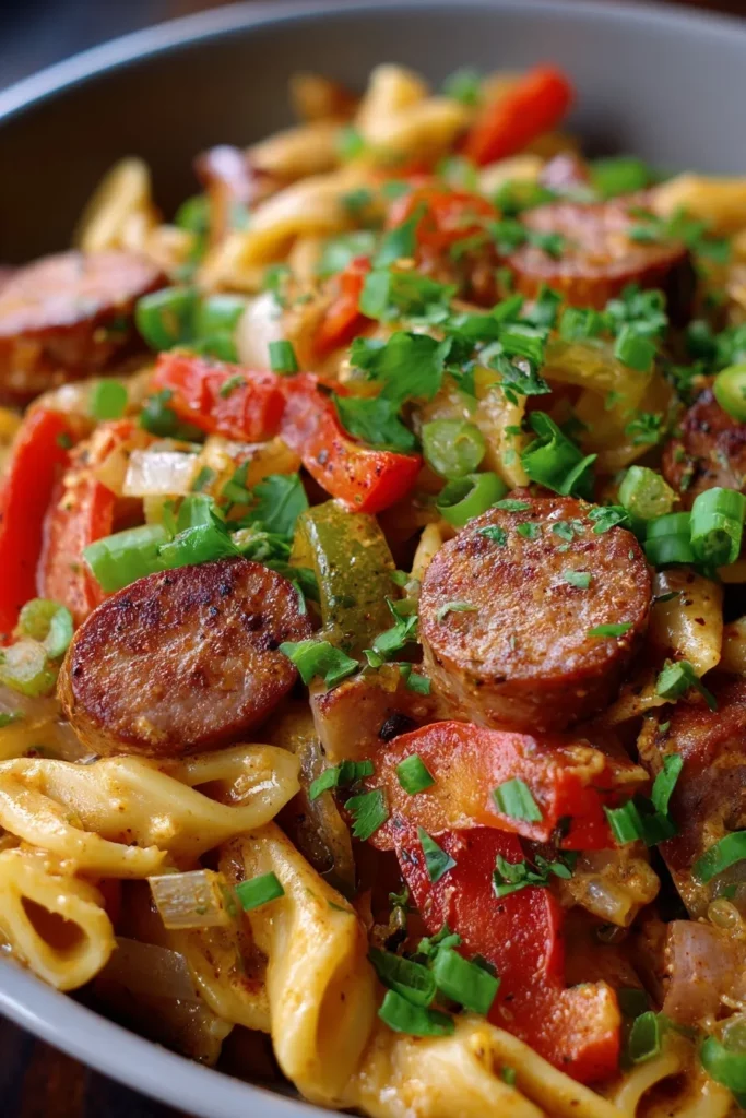 One Pot Cajun Sausage Pasta