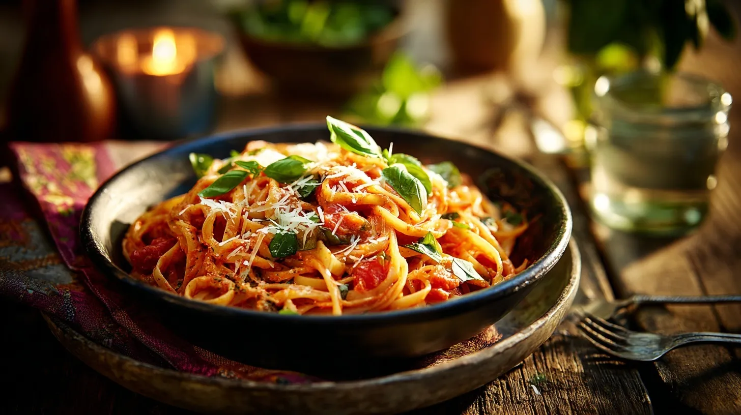 One Pot Creamy Tomato Pasta