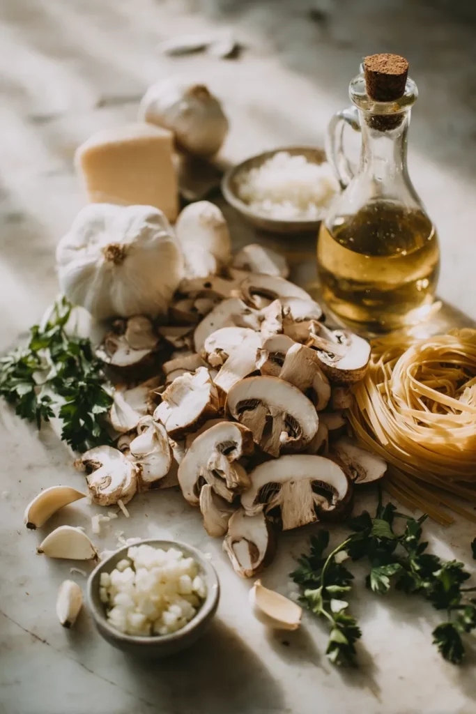 One Pot Mushroom Pasta
