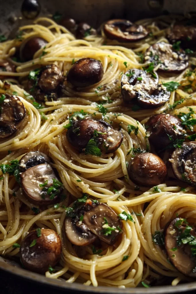 One Pot Mushroom Pasta