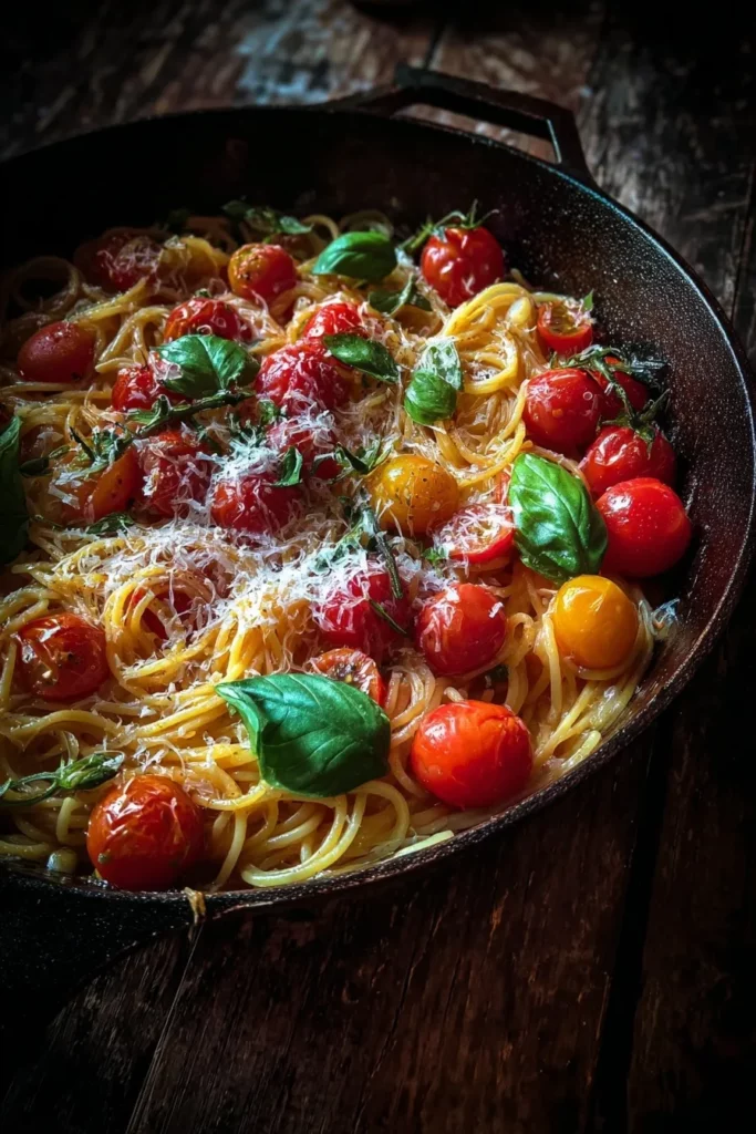 One Pot Tomato Basil Pasta