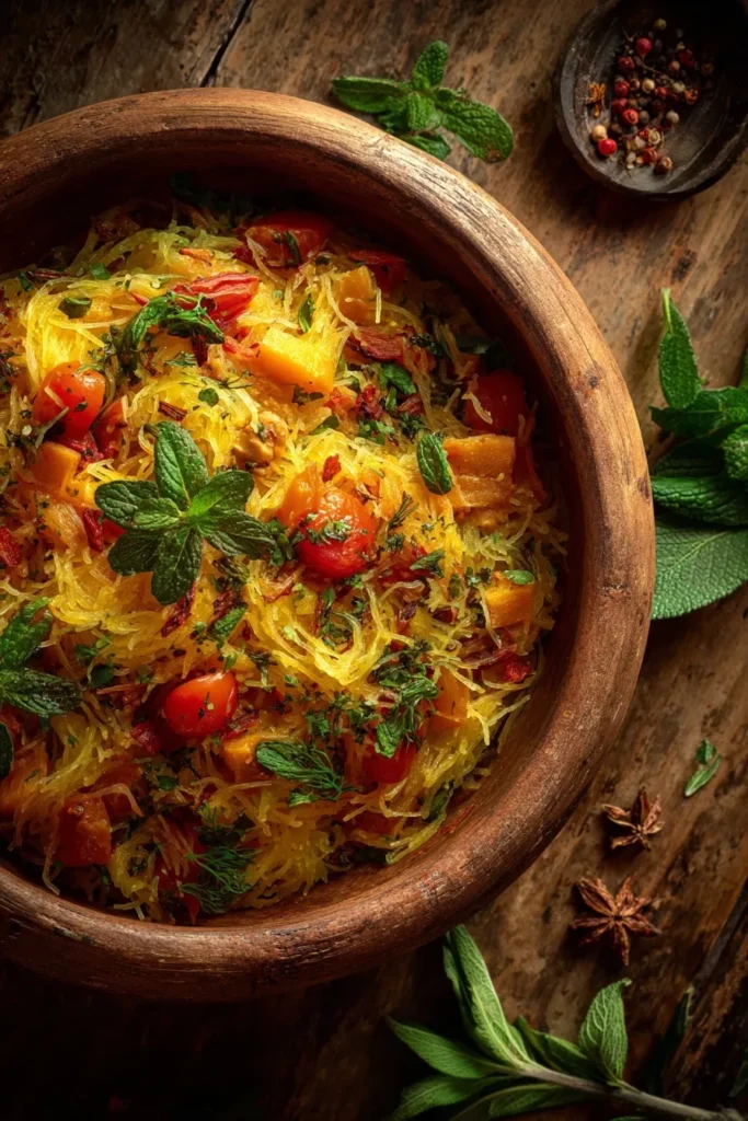 One Pot Recipe with Spaghetti Squash