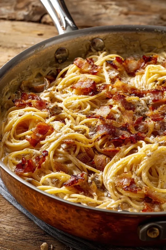 One Pot Spaghetti Carbonara
