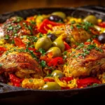 One Pot Spanish Chicken and Rice