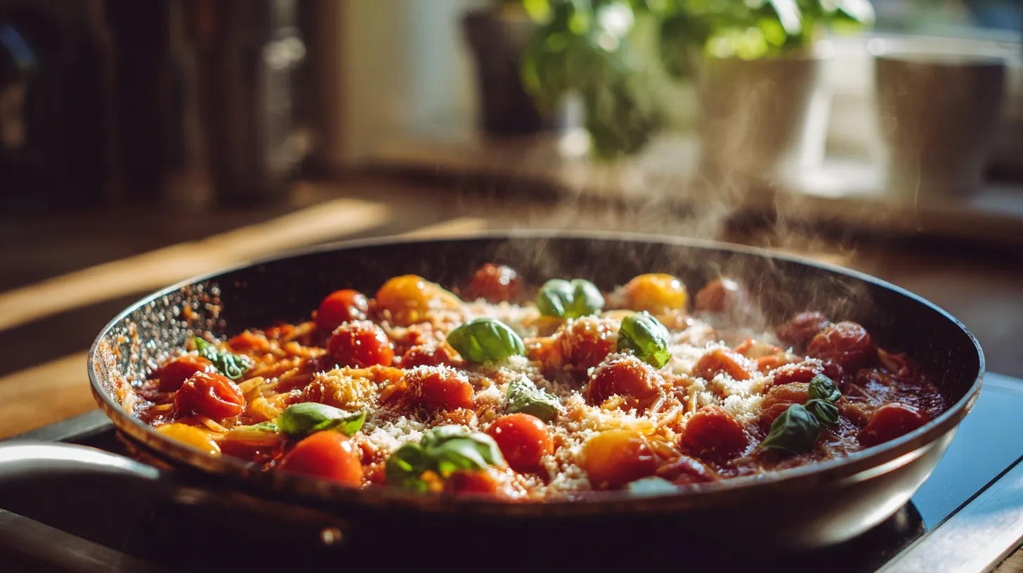 One Pot Tomato Basil Pasta