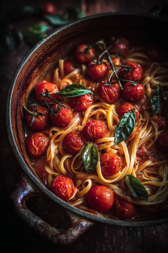 One Pot Tomato Basil Pasta