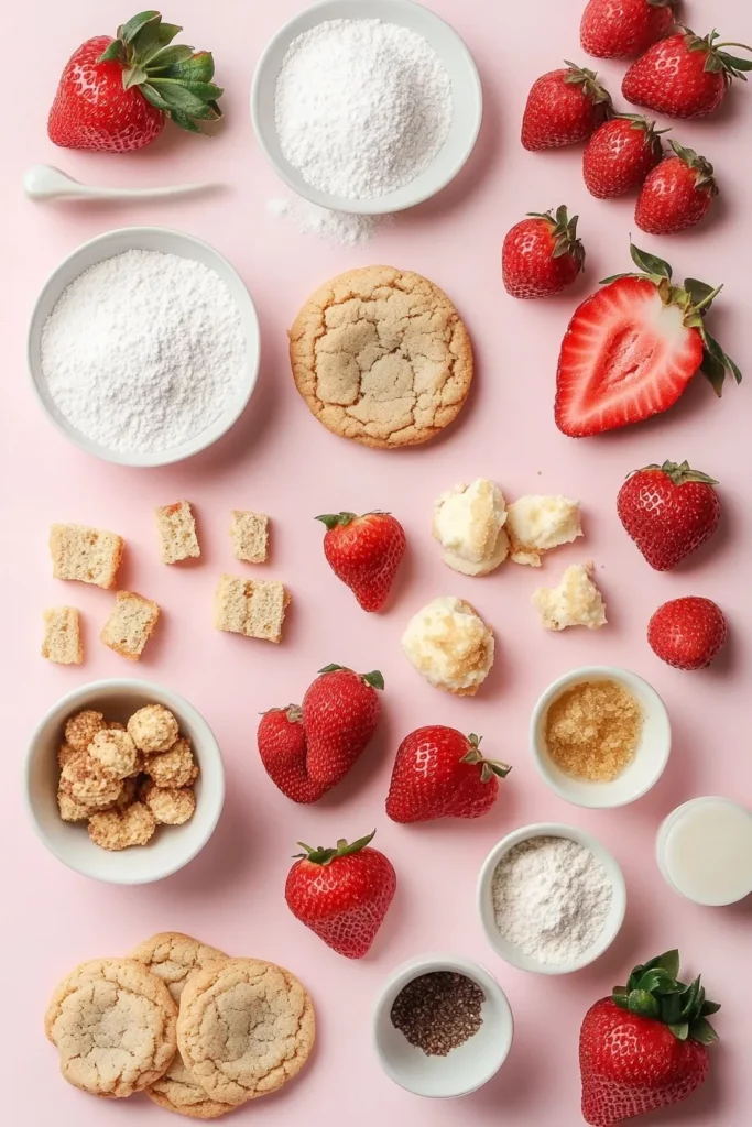Strawberry Shortcake Crunch Cookie Recipe