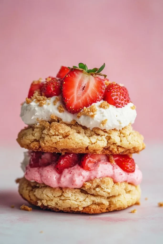 Strawberry Shortcake Crunch Cookie Recipe