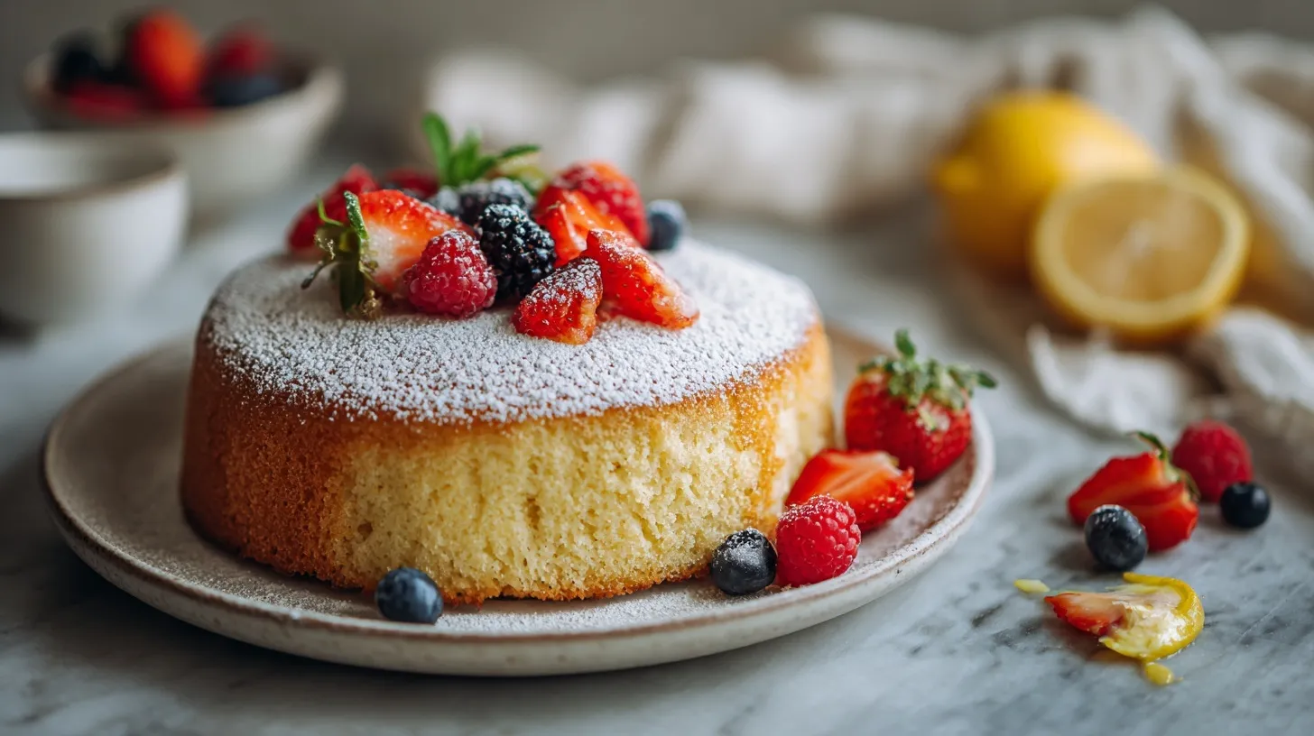 3-Ingredient Sponge Cake