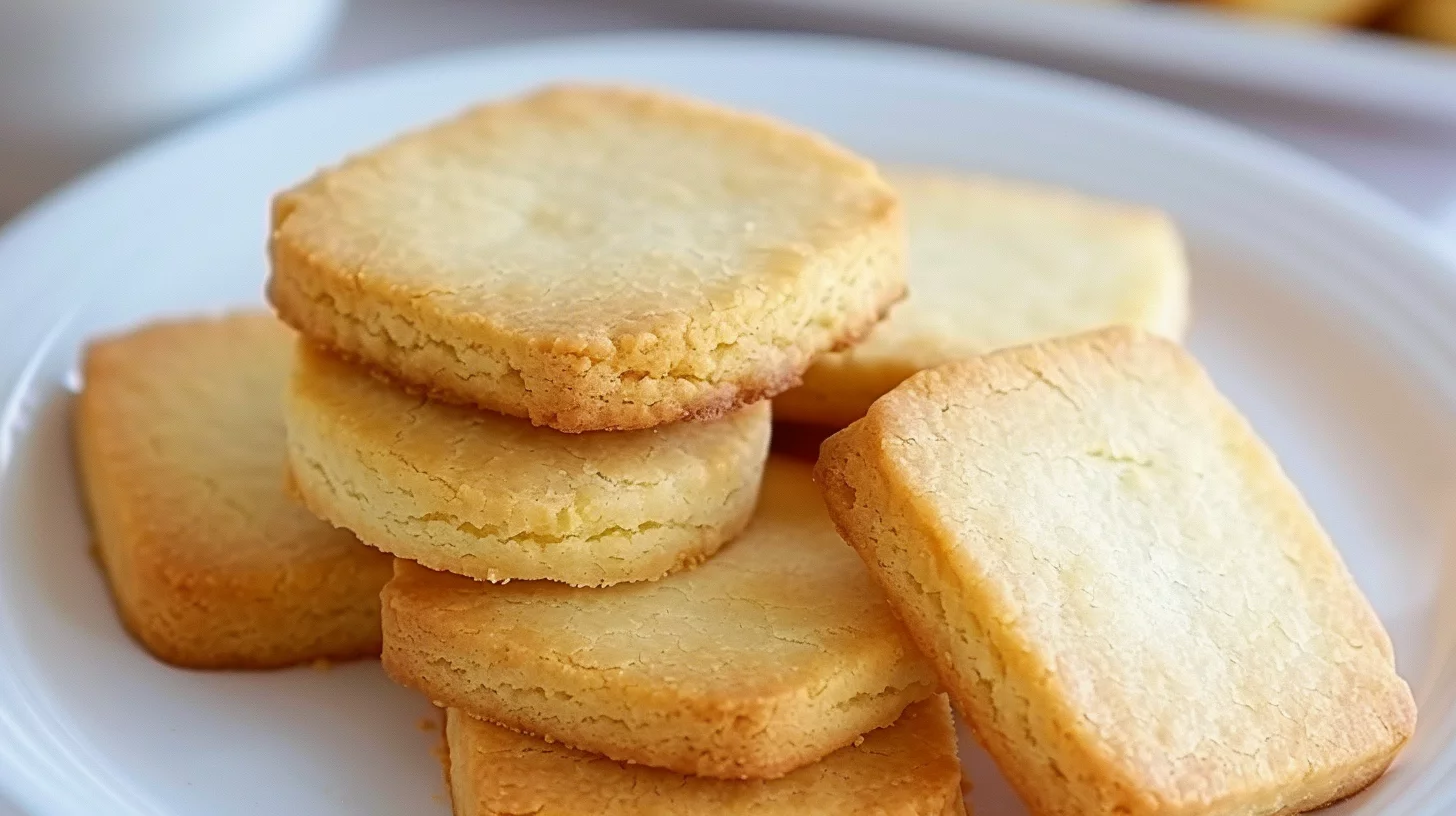 3-ingredient Shortbread Biscuits