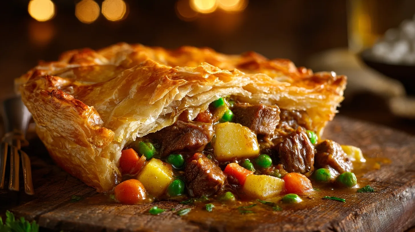 Beef Curry Pie