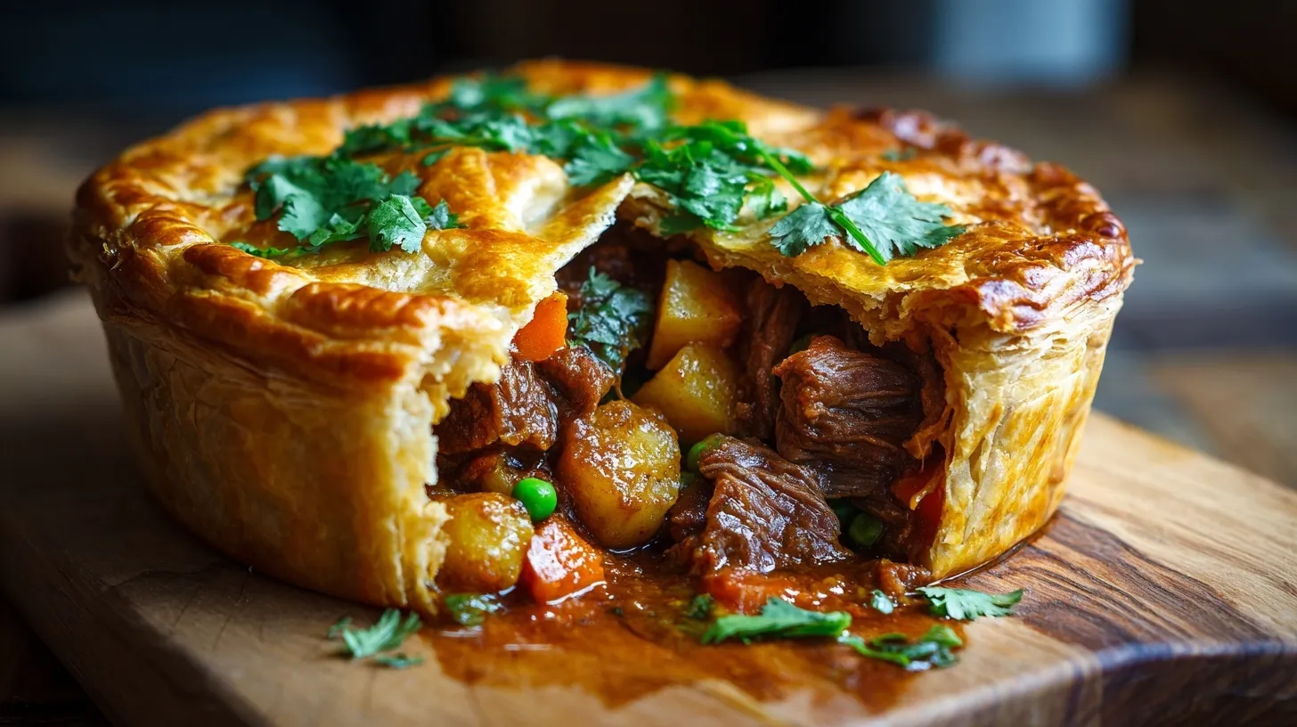 Beef Curry Pie