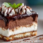 Chocolate Biscuit Layered Dessert
