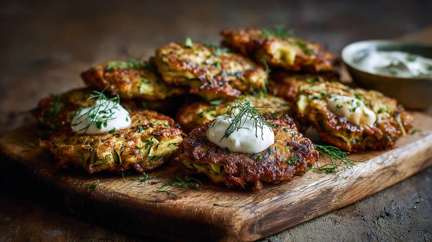 Crispy Zucchini Fritters