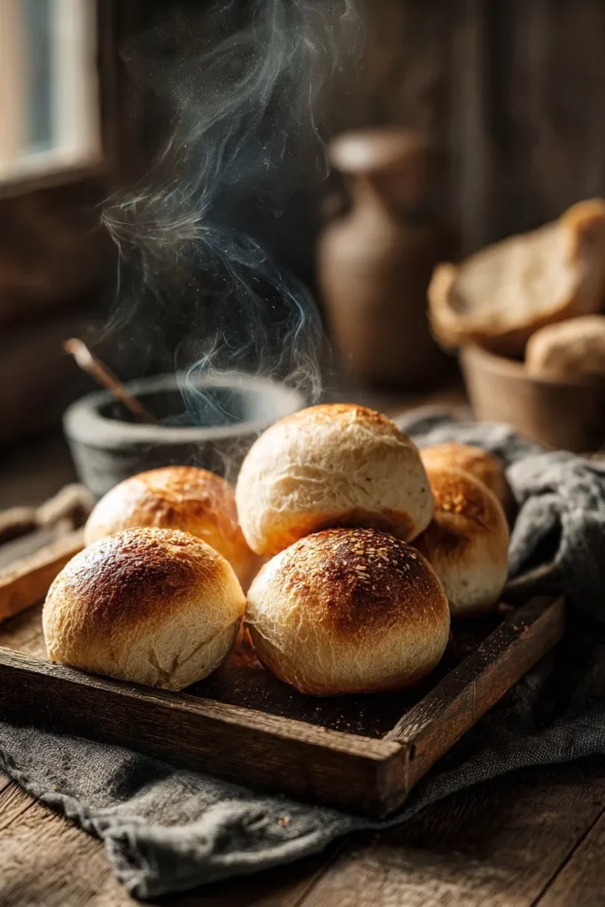 Easy 4-Ingredient Bread Rolls