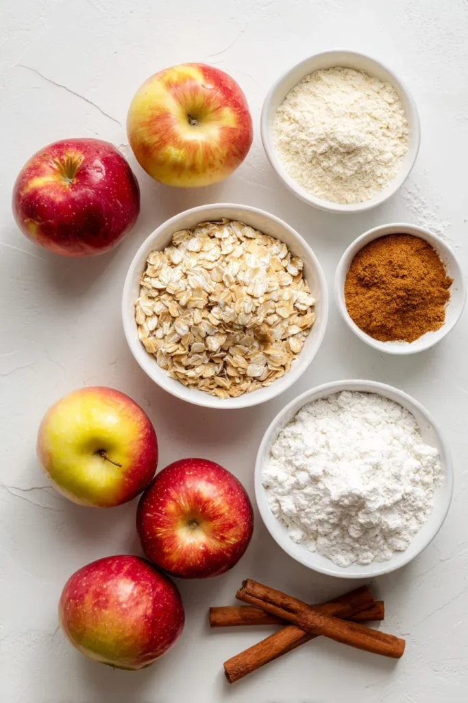 Healthy Apple Oat Muffins