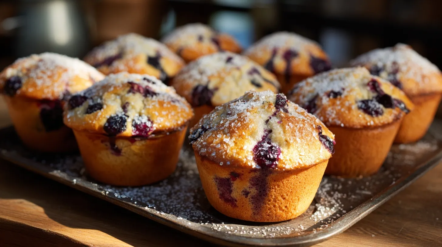 Homemade Blueberry Muffins
