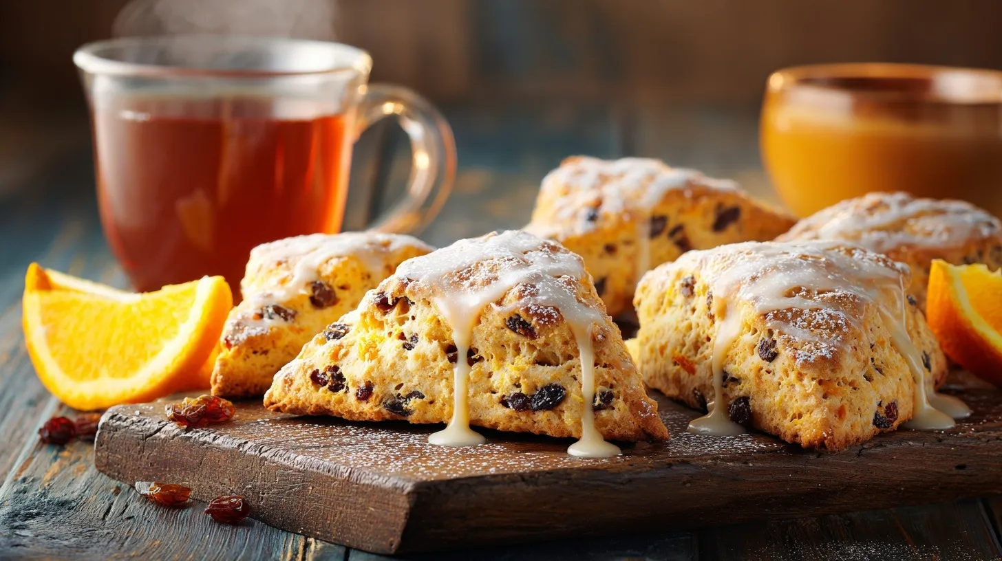 Orange Raisin Scones