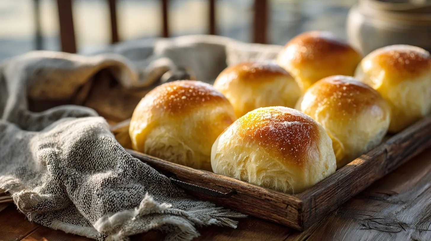 Perfect Soft Vanilla Dinner Rolls