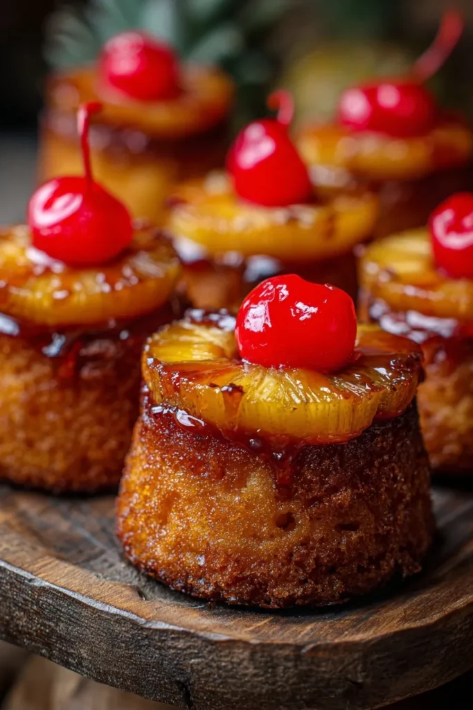 Pineapple Upside Down Cupcakes