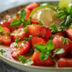 Strawberry-watermelon Salad With Honey And Lime