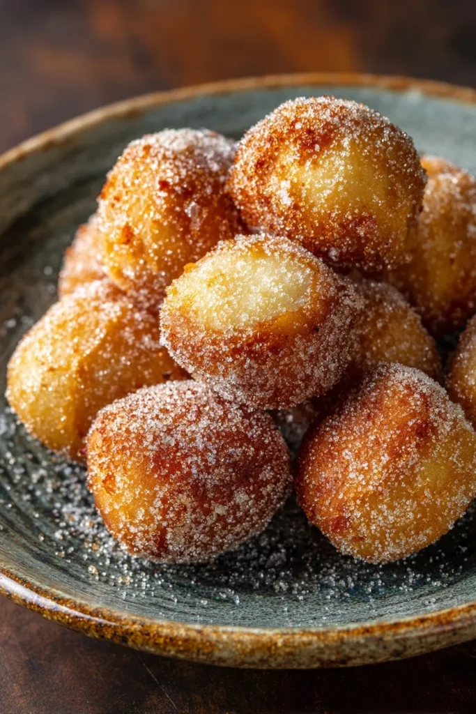 Sugar-Dusted Butter Doughnut Bites